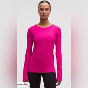 Lululemon Swiftly Tech Long Sleeve Size 2 Athletic Running Top NWT